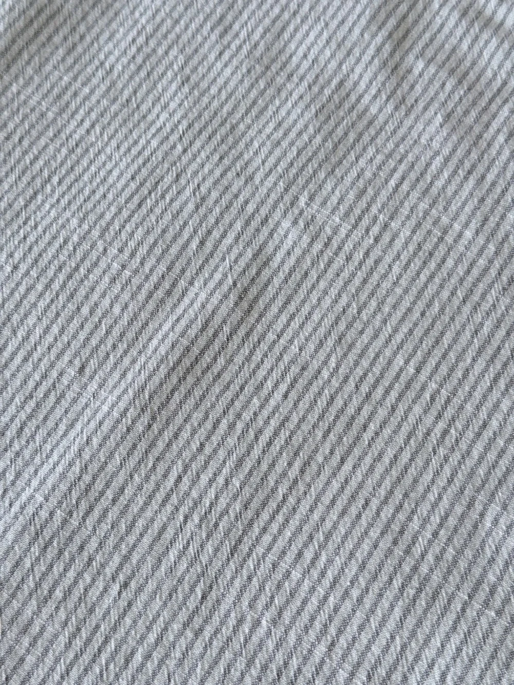 Minimalist Tonal Stripe Sage Green Cotton Duvet Cover Queen Size